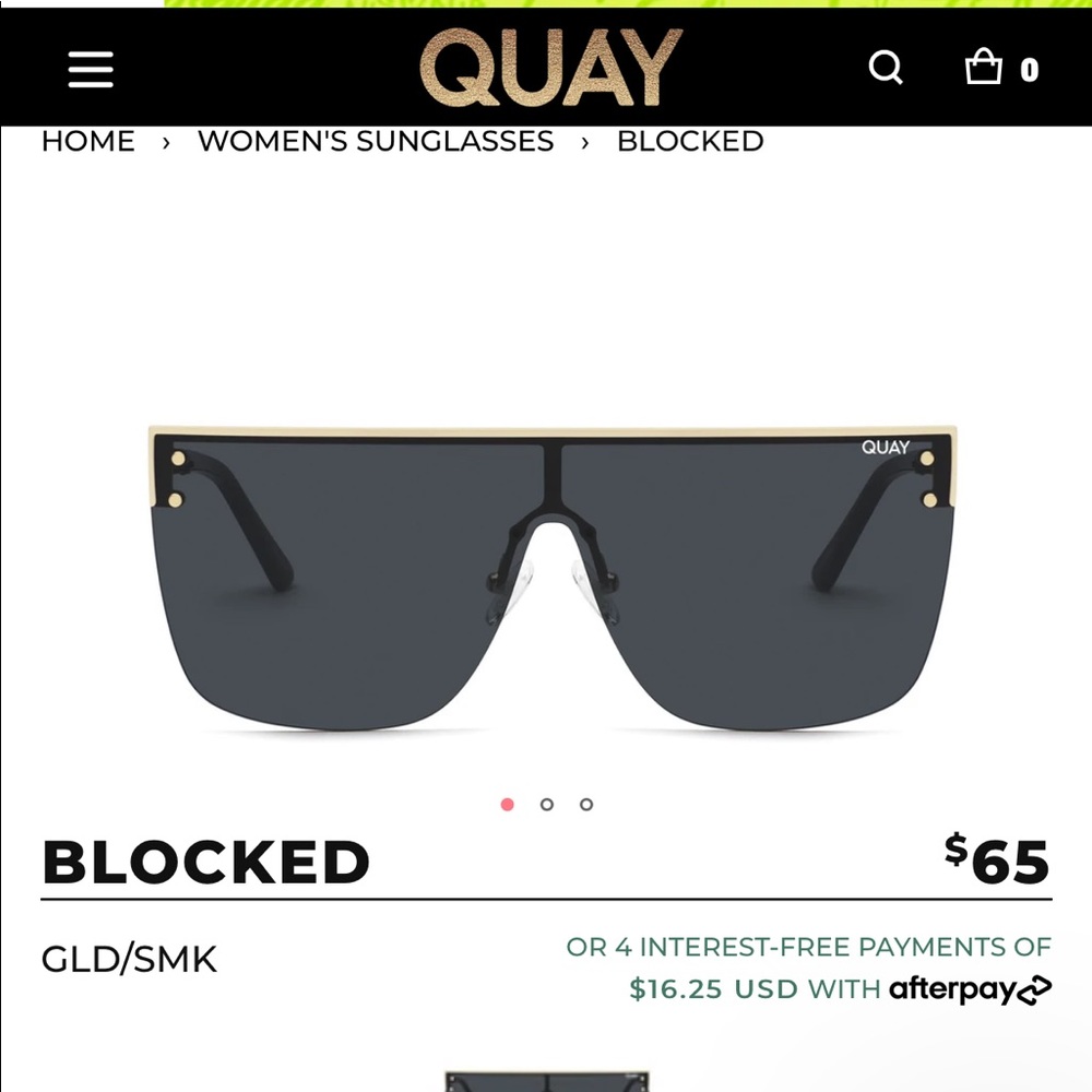 Quay Australia Blocked Sunglasses BRAND NEW